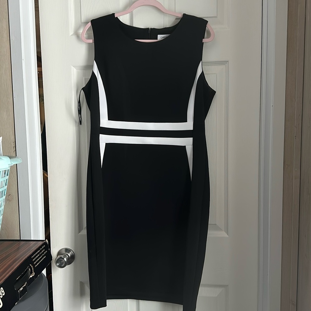 Calvin Klein black dress size 16